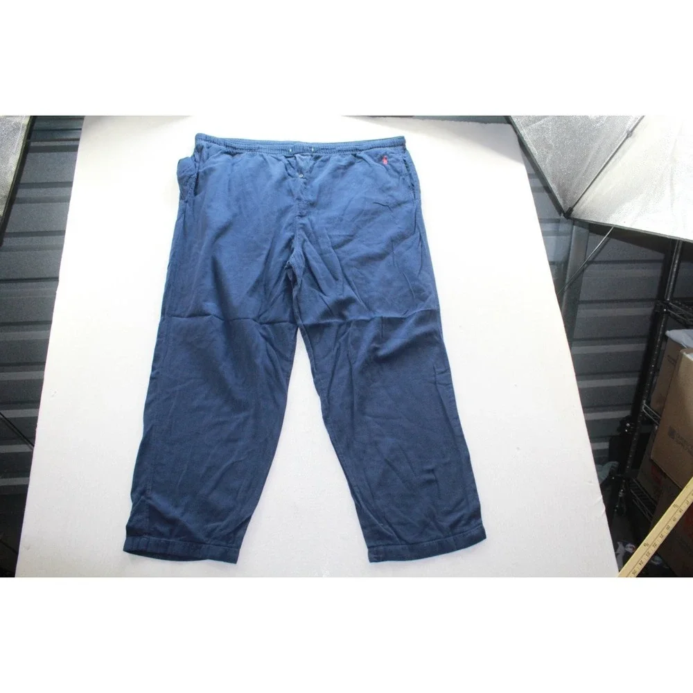 Polo by Ralph Lauren Pajama Pants Mens Large Blue Embroidered